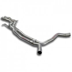 Central "X-Pipe" kit Supersprint Audi A6 C7 Typ 4G Allroad 3.0 TFSI V6 310-333ch 2012-