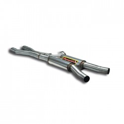 Silencieux central + " X - Pipe ". Supersprint Audi RS4 B7 Cabriolet Quattro 4.2i V8 (420ch) 06-
