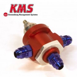 Régulateur de pression d'essence réglable 0-5bar | 3 voies DASH 6 | KMS Van Kronenburg