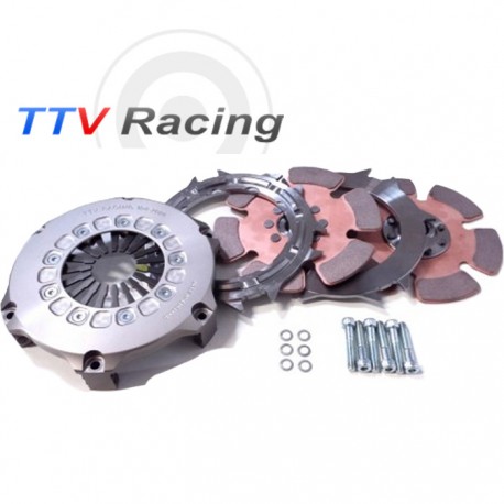 Kit embrayage 555N/m Compétition TTV Racing 184mm Bi-disque