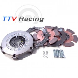 Kit embrayage 781N/m Compétition TTV Racing 184mm Bi-disque