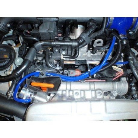 Dump Valve Double Piston avec Kit de montage Bleu pour Seat Ibiza Cupra/FR 